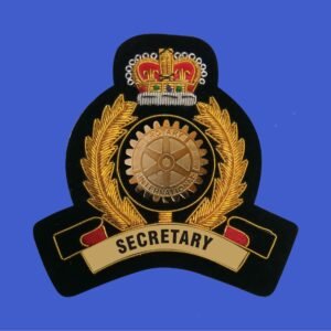 Hand Embroidered - Club Secretary Badge