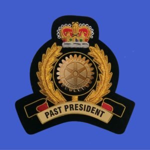 Hand Embroidered - Club Past President Badge