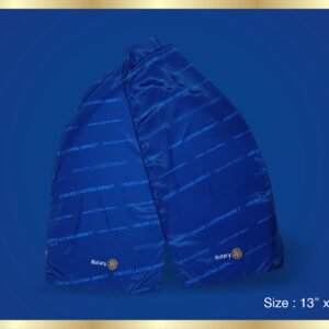 Theme Message Blue Base Self Design Scarf 2026-27