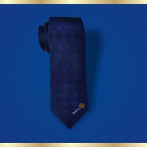 Theme Message Blue Base All Logo Weaving Tie 2026-27