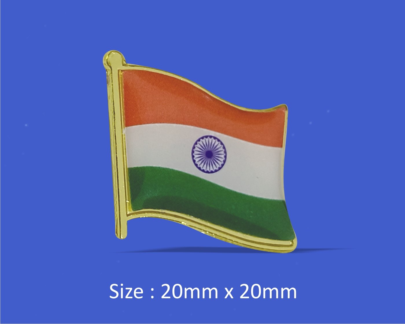 India Flag Pin for Kapil
