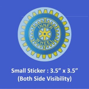 IW Sticker 3.5" (Both Side Visibility)